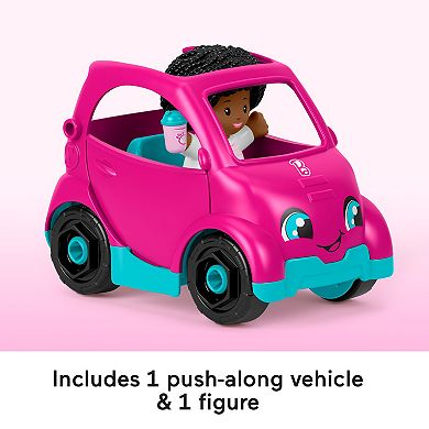 Fisher Price Little People Barbie Electric Vehicle Push-Along Toy Car with Character Figure