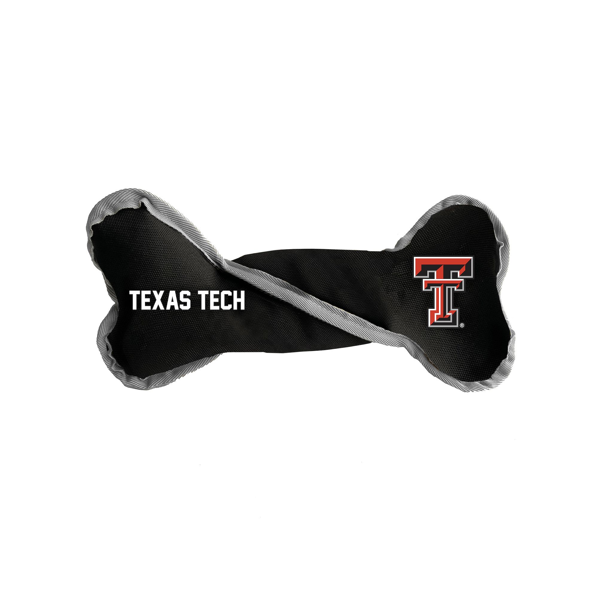 NCAA Texas Tech Red Raiders Pet Tug Bone, Black