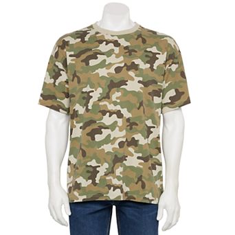 Men's Hollywood Oversized Camo Graphic T-Shirt