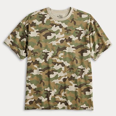 Men's Hollywood Oversized Camo Graphic T-Shirt