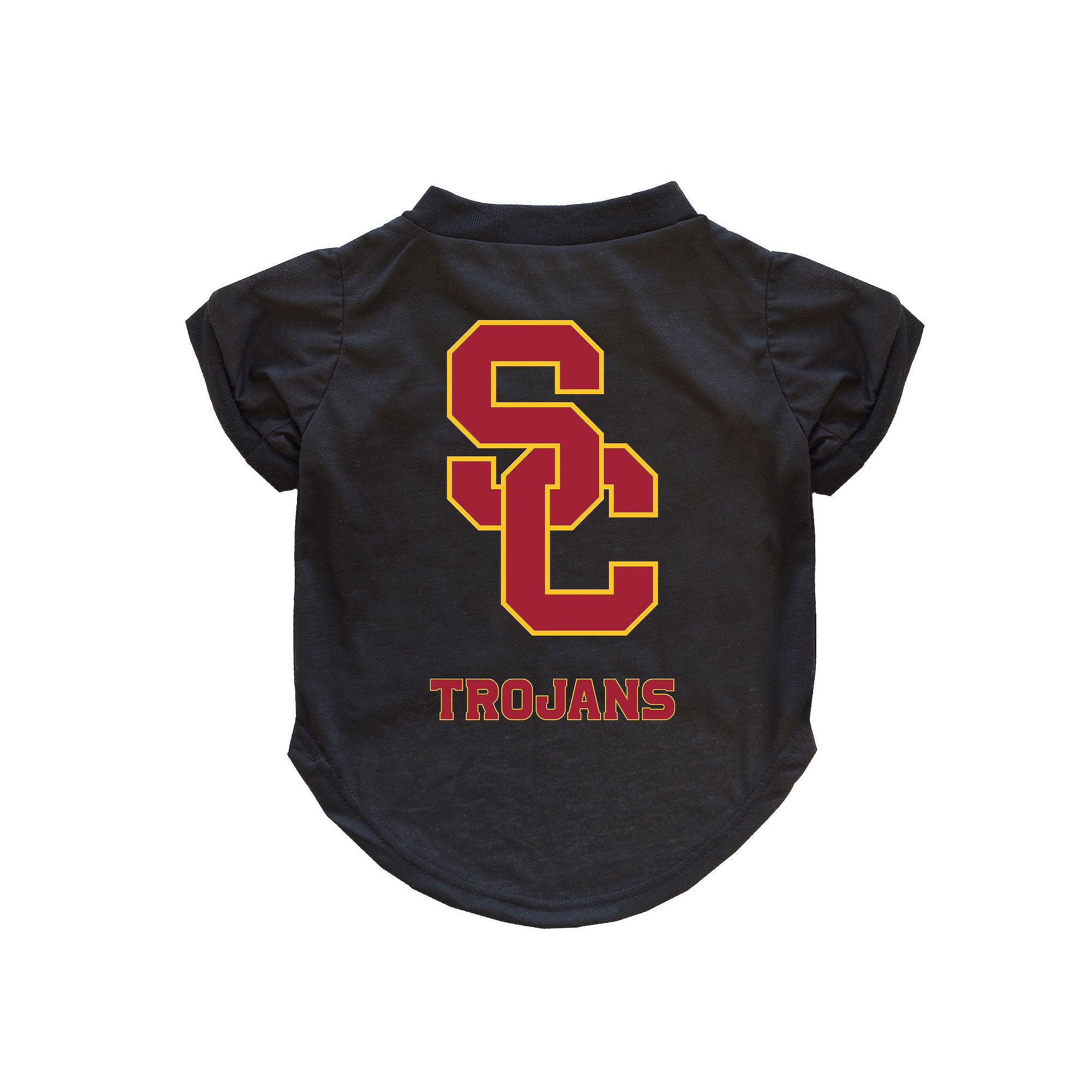 NCAA USC Trojans Pet Tee, Size: Large, Black