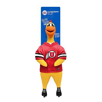 NCAA Utah Utes Team Rubber Chicken Pet Toy