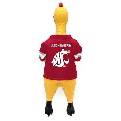 NCAA Washington State Cougars Team Rubber Chicken Pet Toy