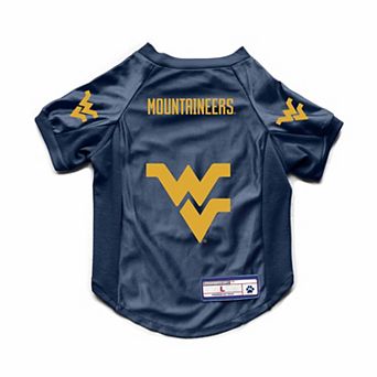NCAA West Virginia Mountaineers Pet Stretch Jersey