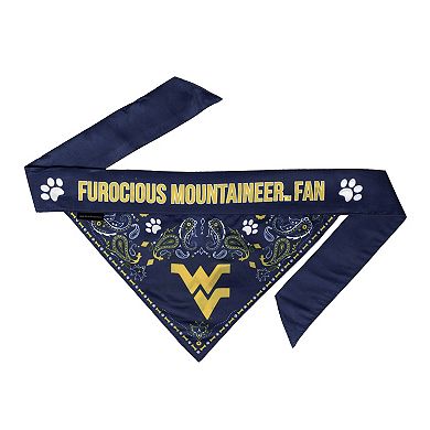 NCAA West Virginia Mountaineers Reversible Pet Bandana