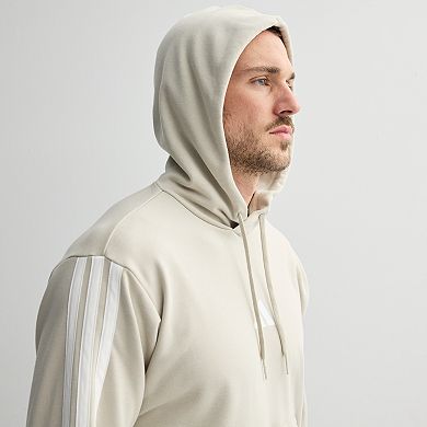 Mens adidas Essentials 3-Stripes French Terry Sportswear Hoodie