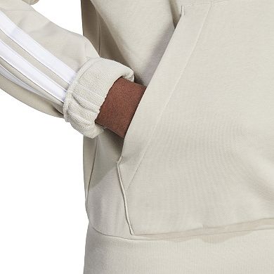 Mens adidas Essentials 3-Stripes French Terry Sportswear Hoodie