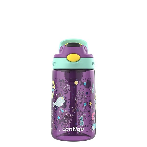 Contigo Kids 14 oz. Water Bottle with Redesigned AUTOSPOUT® Straw - Purple