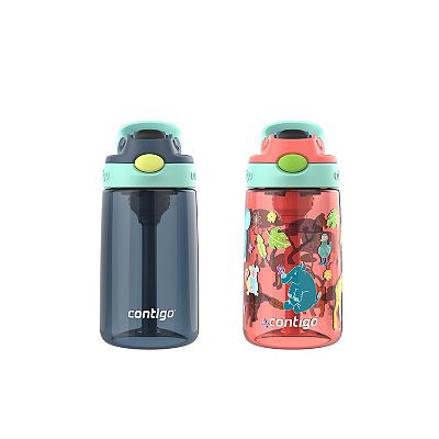 Bouteille Enfant Contigo Autospout 14oz - Paille Intégrée - Sans BPA - Motif Chiens