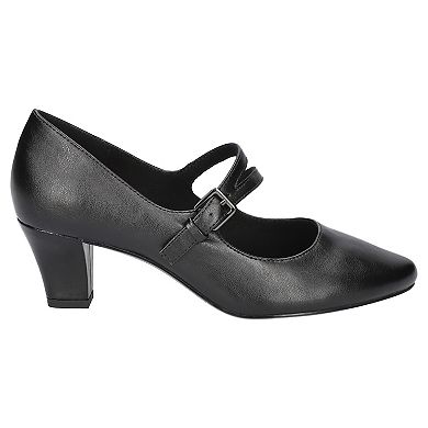 Women's Meryl by Easy Street Asymmetrical Mary Jane Pumps