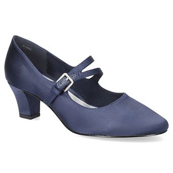 Women's Meryl by Easy Street Asymmetrical Mary Jane Pumps