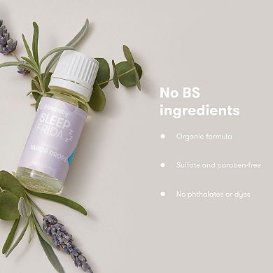 Frida Baby Natural Sleep Vapor Bath Drops for Bedtime Wind Down
