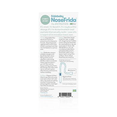 Frida Baby Baby Nasal Aspirator NoseFrida Snotsucker & Travel Case