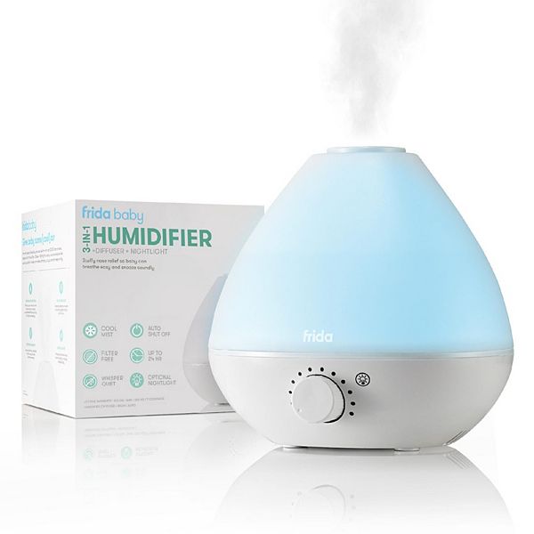 Fridababy 3-in-1 Humidifier with Diffuser & Nightlight - White