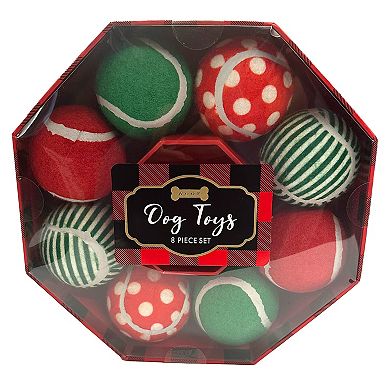Woof 8-pc. Ball Set in Wreath Box