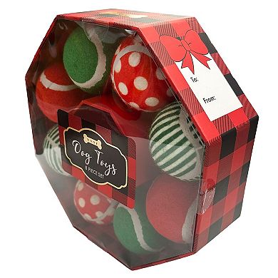 Woof 8-pc. Ball Set in Wreath Box