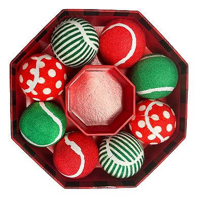 Woof 8-pc. Ball Set in Wreath Box