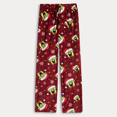 Men's SpongeBob SquarePants Holiday Pajama Pants