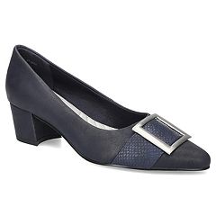 Kohls navy heels top