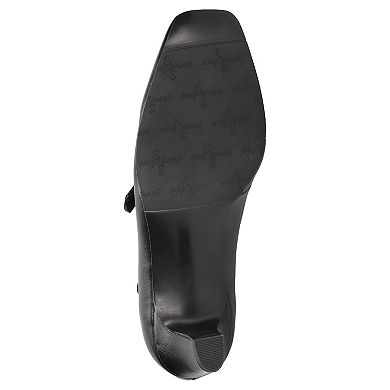 Easy Street Women's Willis Double Strap Mary Jane Pumps