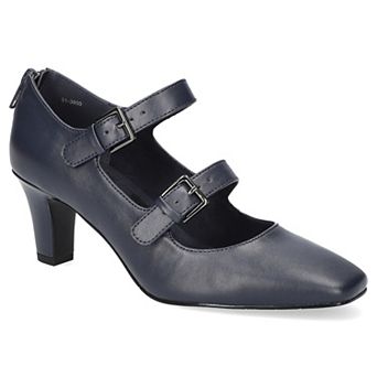 Easy Street Women's Willis Double Strap Mary Jane Pumps