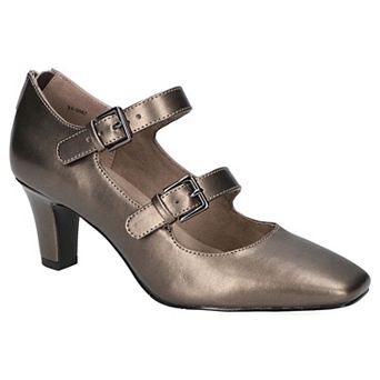 Easy Street Women's Willis Double Strap Mary Jane Pumps