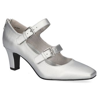 Easy Street Women's Willis Double Strap Mary Jane Pumps