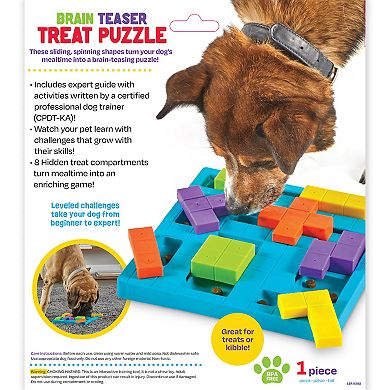 Brightkins Brain Teaser Pet Treat Puzzle
