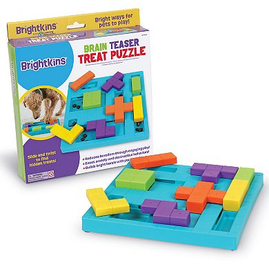 Brightkins Brain Teaser Pet Treat Puzzle