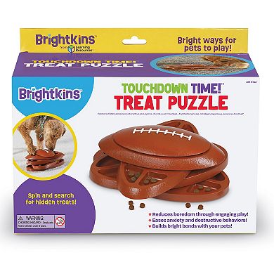 Brightkins Touchdown Time! Pet Treat Puzzle