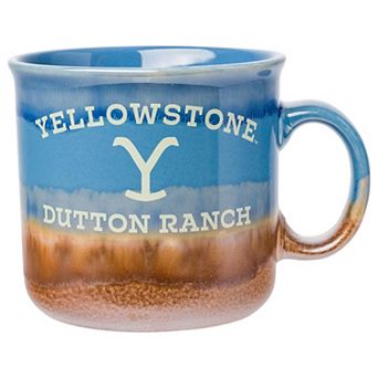 Yellowstone Dutton Ranch Reactive Glaze 20 oz. Ceramic Camper Mug