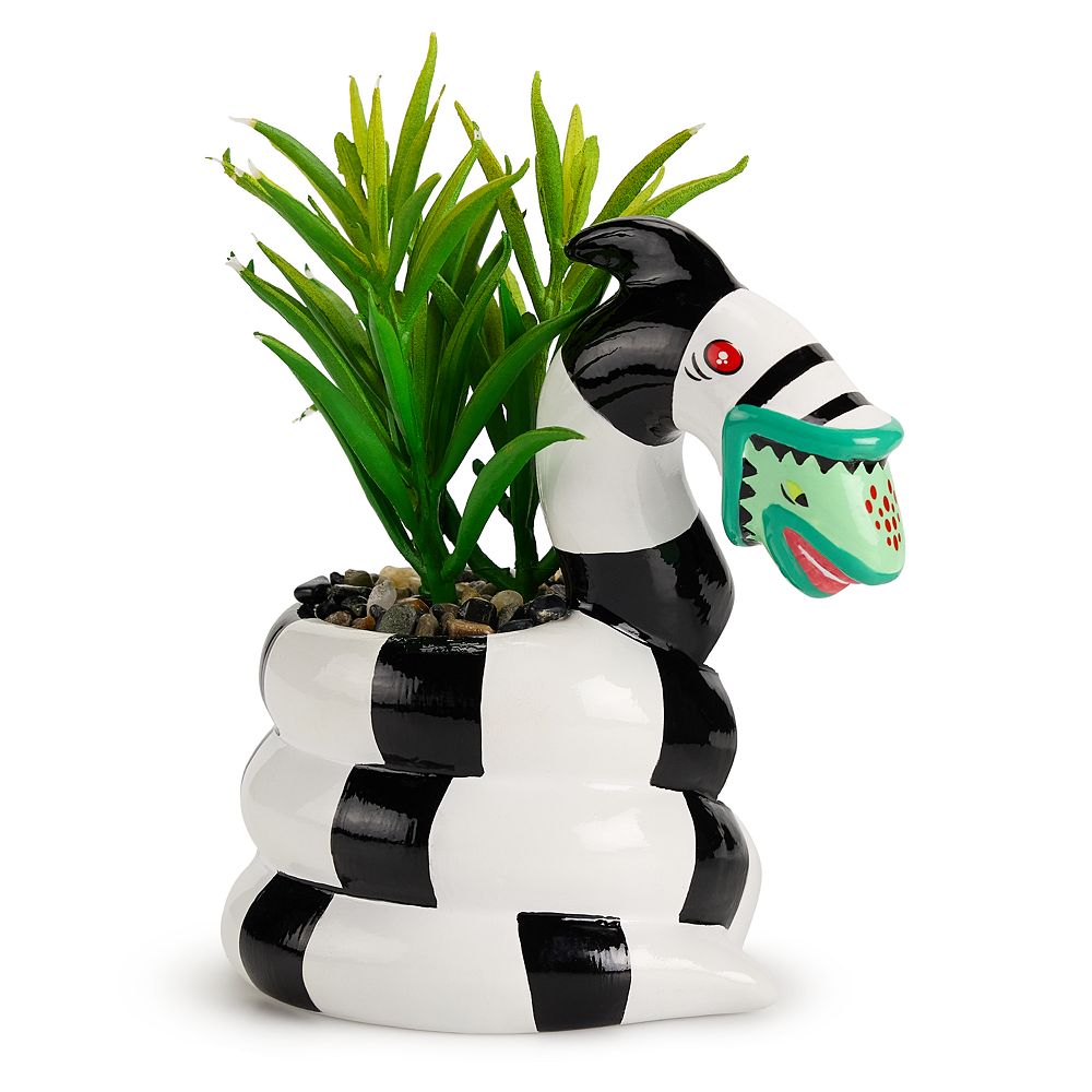 Beetlejuice Sandworm Coil Mini Ceramic Planter