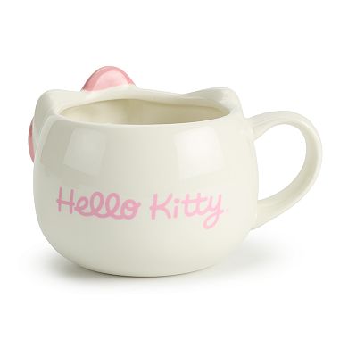 Hello Kitty Pink Bow Ceramic 3D Sculpted Mug