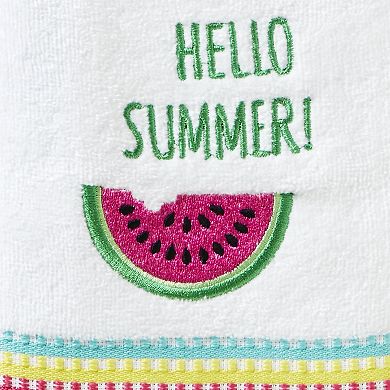 SKL Home 2-Piece Hello Summer Hand Towel Set