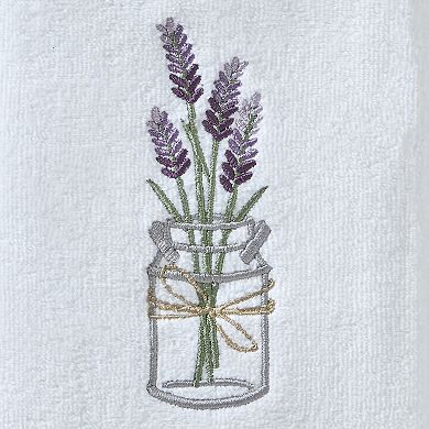 SKL Home Lavender Embellished 2-Piece Hand Towel Set