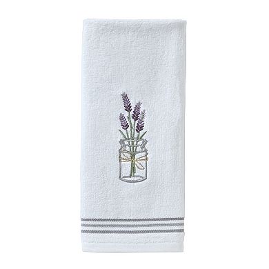 SKL Home Lavender Embellished 2-Piece Hand Towel Set