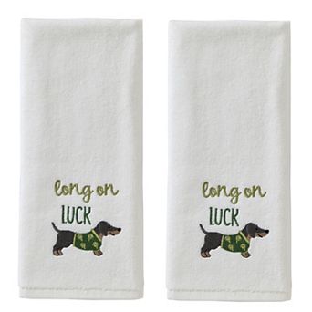 SKL Home Lon On Luck 2 pc Hand Towel Set