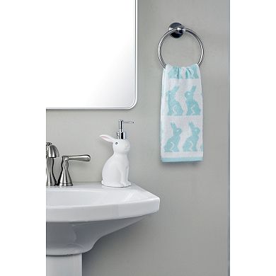 SKL Home Bunny Jacquard Hand Towel 2-Pack