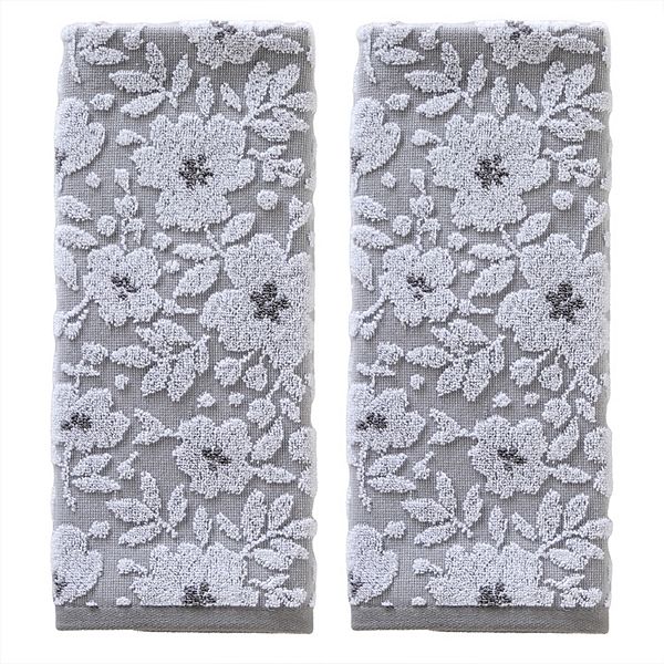 SKL Home Floral Jacquard 2-pc. Hand Towel Set
