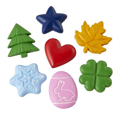 SKL Home Resin Lotion and Hand Soap Dispenser with Gold-Tone Pump and Year-Round Seasonal Holiday Magnet Attachments Set