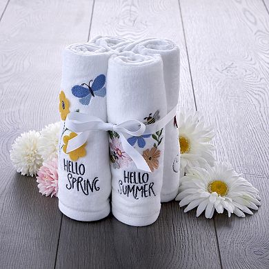 SKL Home 4-Piece Hello Seasons Hand Towel Set