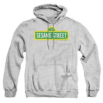 Sesame Street Logo Adult Pull Over Hoodie