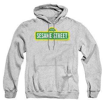 Sesame Street Logo Adult Pull Over Hoodie