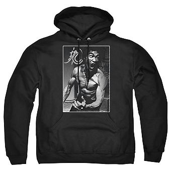 Bruce Lee Focused Rage Adult Pull Over Hoodie