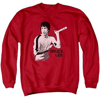 Bruce Lee Nunchucks Adult Crewneck Sweatshirt