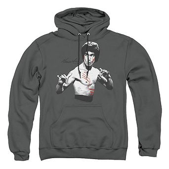 Bruce Lee Final Confrontation Adult Pull Over Hoodie