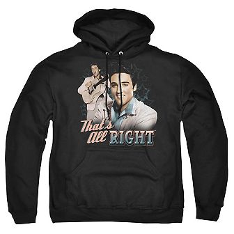 Elvis Presley Thats All Right Adult Pull Over Hoodie
