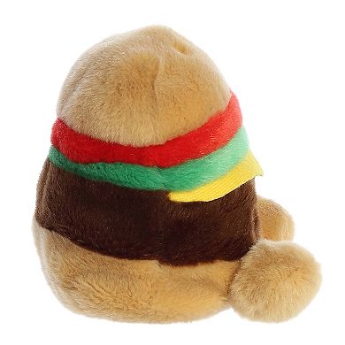 Aurora Mini Brown Palm Pals 5" Charles Cheeseburger Adorable Stuffed Animal