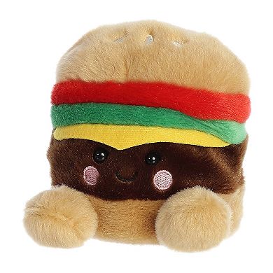 Aurora Mini Brown Palm Pals 5" Charles Cheeseburger Adorable Stuffed Animal
