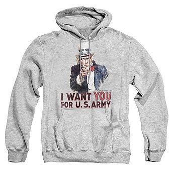 U.s. Army I Want You Adult Pull Over Hoodie